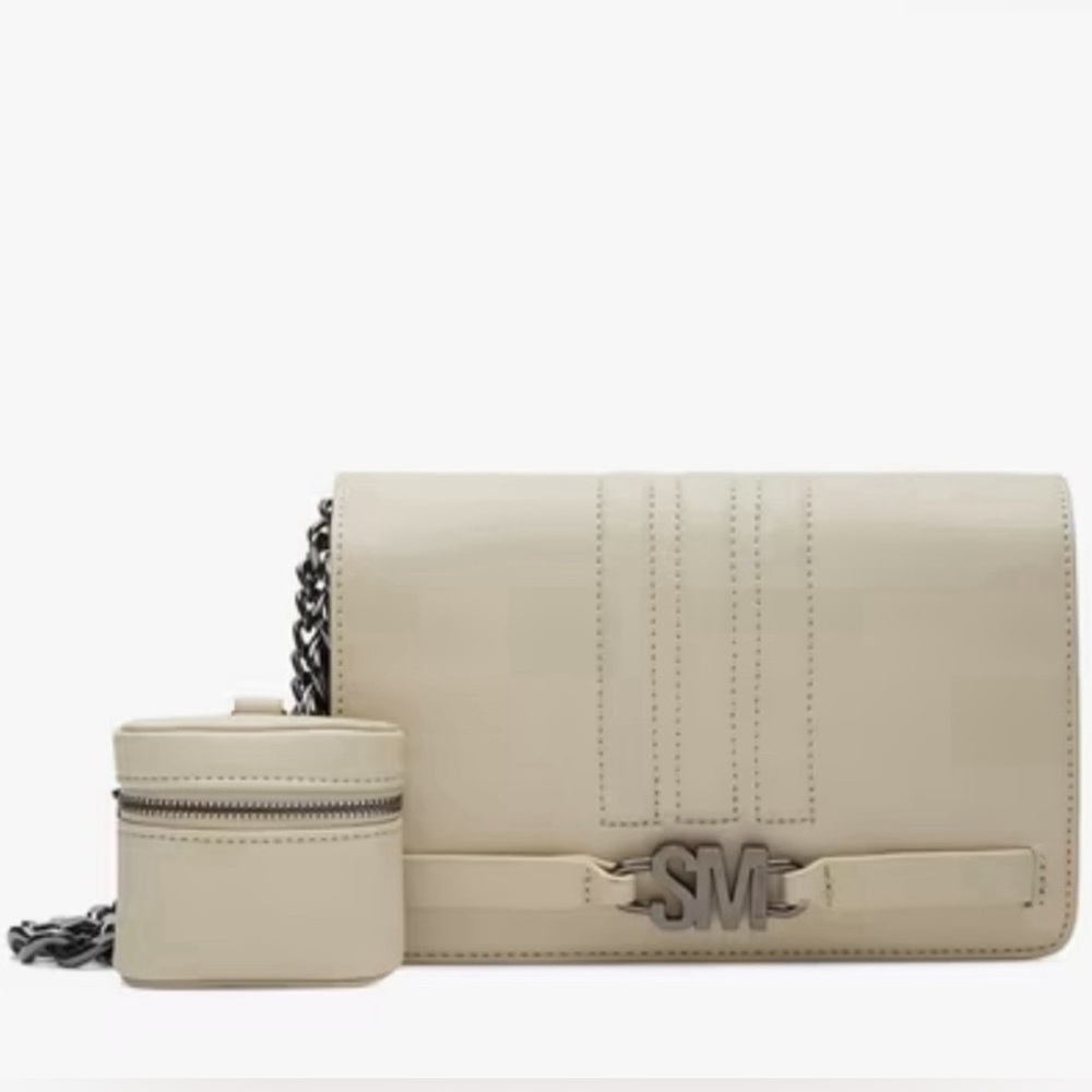 Steve Madden “BCollins” Crossbody Purse in Beige